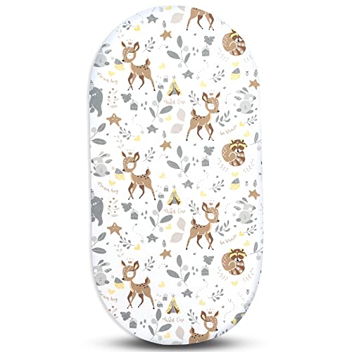 Funda capazo universal 38x80 cm - Sabanas minicuna bebe transpirable algodón sabanas carrito bebe sabanas capazo Ciervo Cover