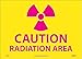 NMC National Marker Corp. R23PB Graphic, Caution Radiation Area Sign, 10 Inch X 14 Inch, PS Vinyl