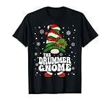 Photo Gallery drummer gnome divertente pigiama natalizio per famiglie maglietta Photo Gallery drummer gnome divertente pigiama natalizio per famiglie maglietta