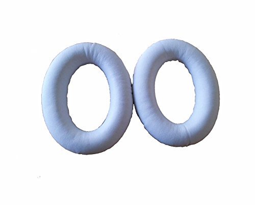 VEVER 1Pair Replacement Ear Pads Earpuds Ear Cushions Cover for Bose QC2, QC15, AE2, AE2i, AE2w, QuietComfort Headphone (with VEVER LOGO package) (White)