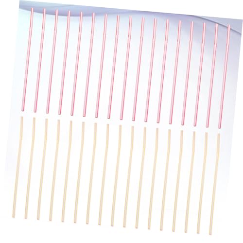 Artibetter 600 pcs pitillos plásticos flexibles multicolor miniatura 4
