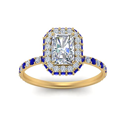 Bague en diamant avec halo de roulement pour éviter les bagues ternes et sans éclat
