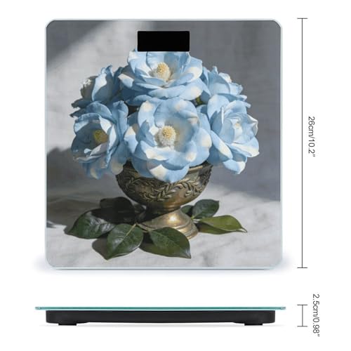 Báscula digital LZQPOEAS para baño, hasta 180 kg miniatura 2