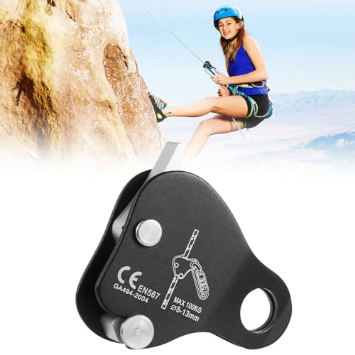 Climbing Rope Ascender with Grab Device