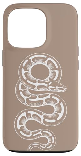 Ball Python Morph Lover �X�l�[�N�O���t�B�b�N �u���E�� �X�}�z�P�[�X iPhone 13 Pro �p