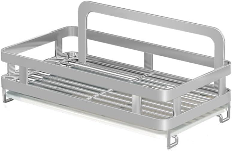 Thick Stainless Steel Bottle Rack Kitchen Sink Drain Basket Hanging Towel Tea Towel Storage Artifact Rack