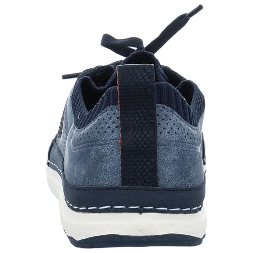 Image of Bugatti Vanadium Blue Mens Low Top Sneakers - UK 8