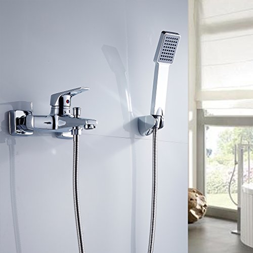 Auralum Klasischdesign Duschset Brauseset inkl. Wasserhahn & Handbrause