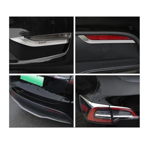 Sourcil de phare Model Y 2021 cache antibrouillard noir - 3