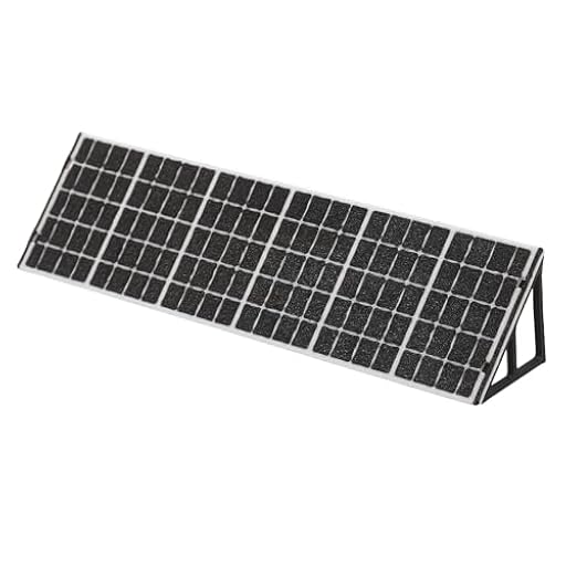 Yardenfun 87 para Maquetas de Paisajes, Accesorio de Energía Renovable para Dioramas, Módulo Solar Arquitectónico para Escenario de Trenes a Escala, Color Negro, Plástico Resistente, Uso | Ya disponible en tu tienda friki favorita! En mundofriki.es!