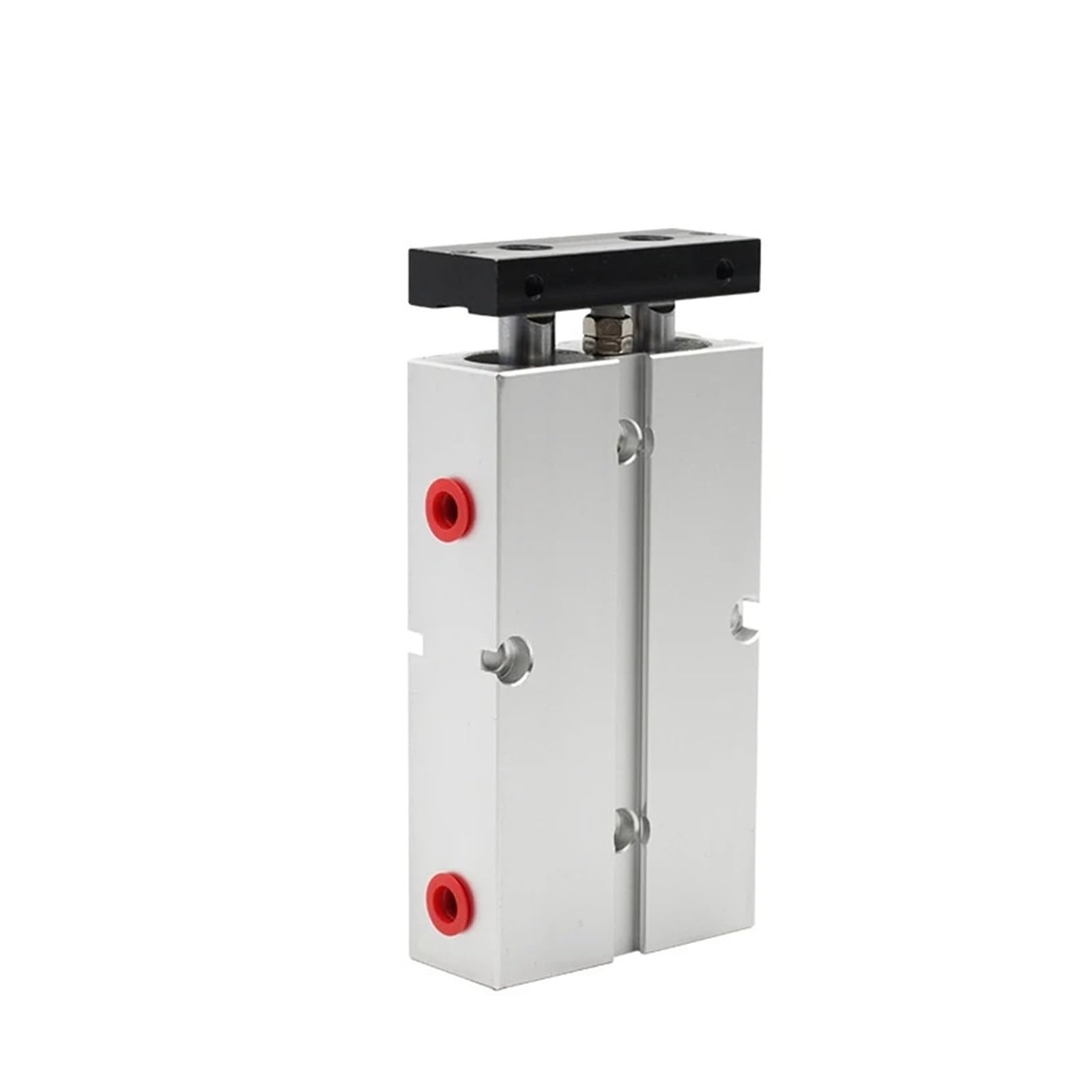 Cilindro neumático TN10 de doble efecto y varilla doble con carrera de 25mm en aluminio