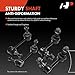 A-Premium Set of 4, Front & Rear Sway Bar Links Stabilizer Bar Links Kit, Compatible with Infiniti G35 2003-2007 & Nissan 350Z 2003