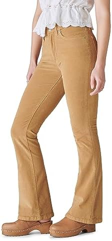 Lucky Brand Women's High Rise Corduroy Stevie Flare Jean, Cider, 24Wx30L - 3