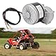 BuyWeek Getriebemotor, MY1016Z 24V 350W Reduktionsmotor 3000RPM Bürstenmotor Aluminium Kupfer Gleichstrommotor Reduktion Elektromotor für Motorrad Elektrofahrrad