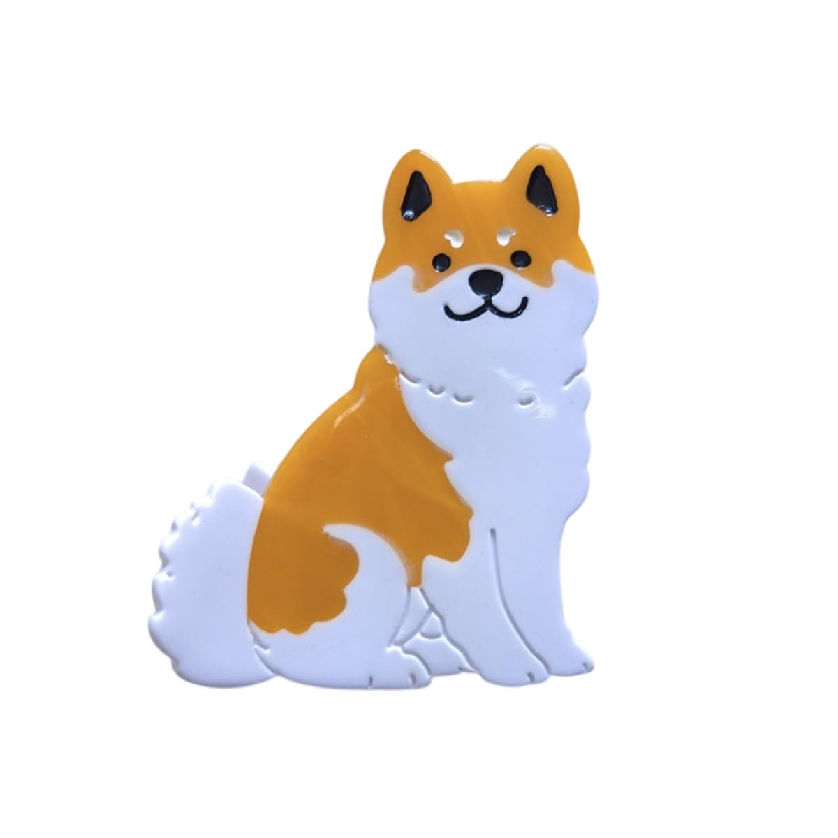 Akita Inu Dog Hair Clips,Acetate Puppy Hair Clip,Cute Dog Claw Clips for Women