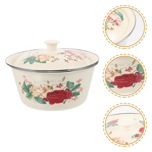 Bassin de rangement ménager en émail premium pour maison chic - 8