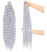 LILYKA SHOW 30 Inch 3 Packs/Lot Ocean Wave Crochet Hair Extensions Wave Deep Twist Braiding Hair ...