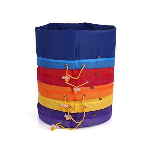 Kavolet 5 pièces Sac filtrant de 5 gallons, Sac à Bulles, extracteur d'extrait de Glace aux Herbes, Sac à Cordon Micron, Sac d'extraction, avec écran Compressible et Sac fourre-Tout Cover