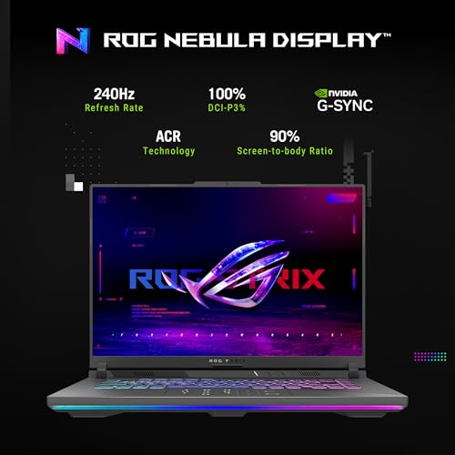 ROG Strix G16 (2025) Gaming Laptop, 16" ROG Nebula 16:10 2.5K 240Hz/3ms, NVIDIA GeForce RTX 5070, AMD Ryzen 9 9955HX Processore, 32GB DDR5-5600, 1TB PCIe Gen 4 SSD, Wi-Fi 6 E, Windows 11 Home - Notebook - Immagine 3