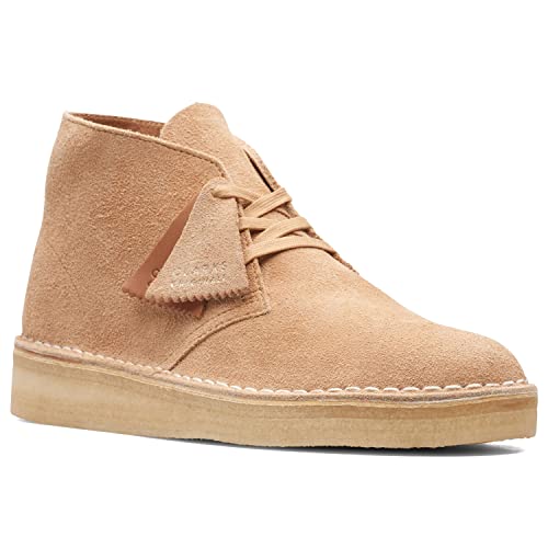 Clarks Men's Desert Coal Shoes,Light Tan Suede, 8 Medium US2