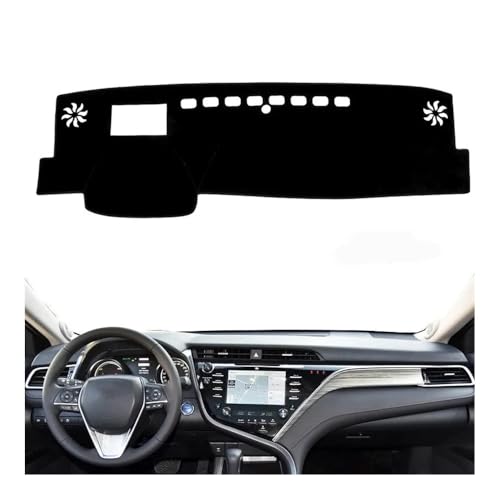 Tapis pare-soleil de tableau de bord compatible Camry XV70 2018-2024 avec fente HUD