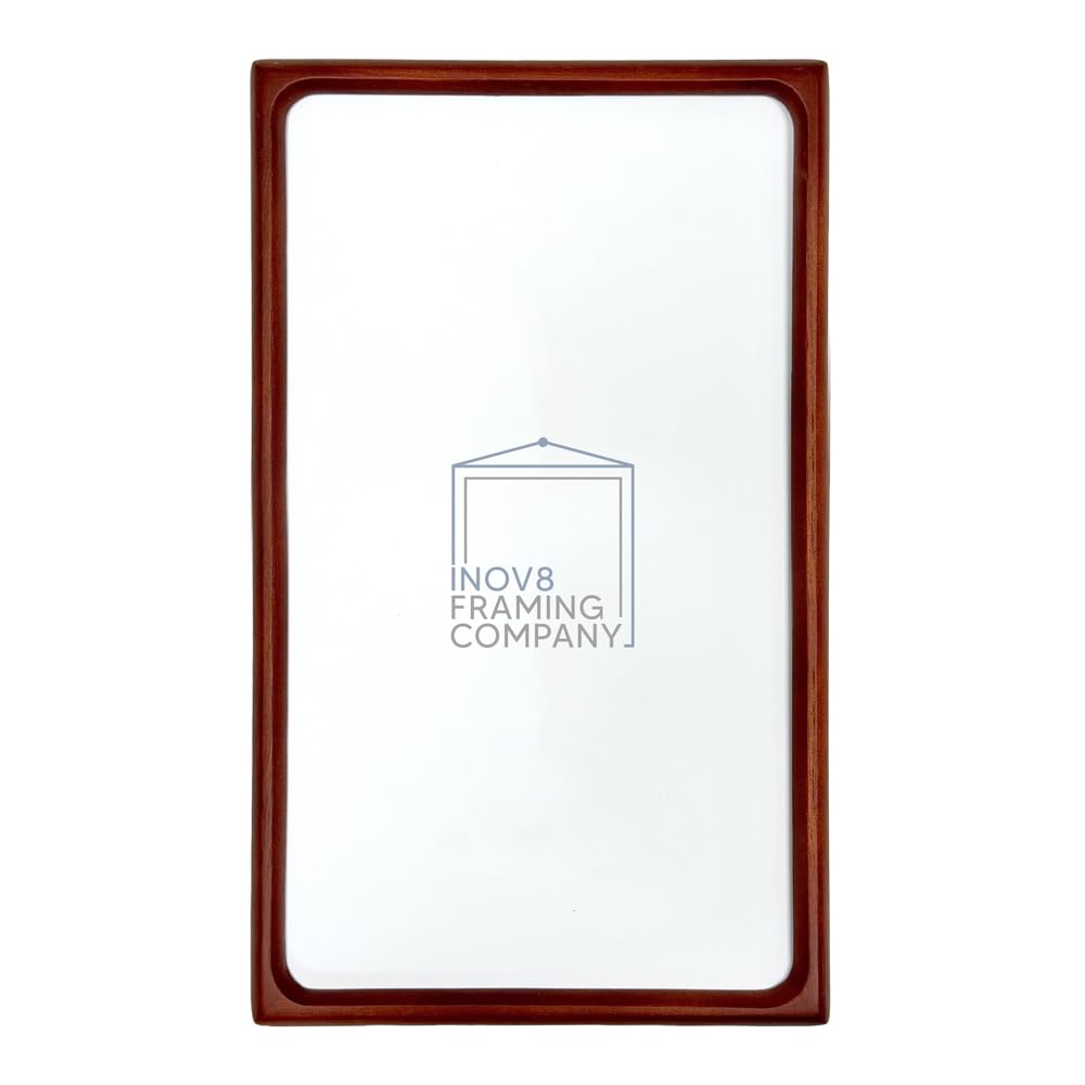 Inov8 Photo Frame Rounded Wood Cherry 9x18 - (3x 5x7 App)