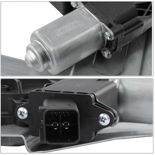 Image of A-Premium Front Driver Side Power Window Regulator with Motor Assembly Fit for Chevy Cruze 2011-2015, Chevy Cruze Limited 2016 - with 7 Pins Motor (with Auto Up and Down Function), Replaces # 94532757