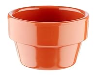 APS 84471 FLOWER POT Melamin Schale, Ø 6 x 3, 5 cm 0.04 ltr., Braun