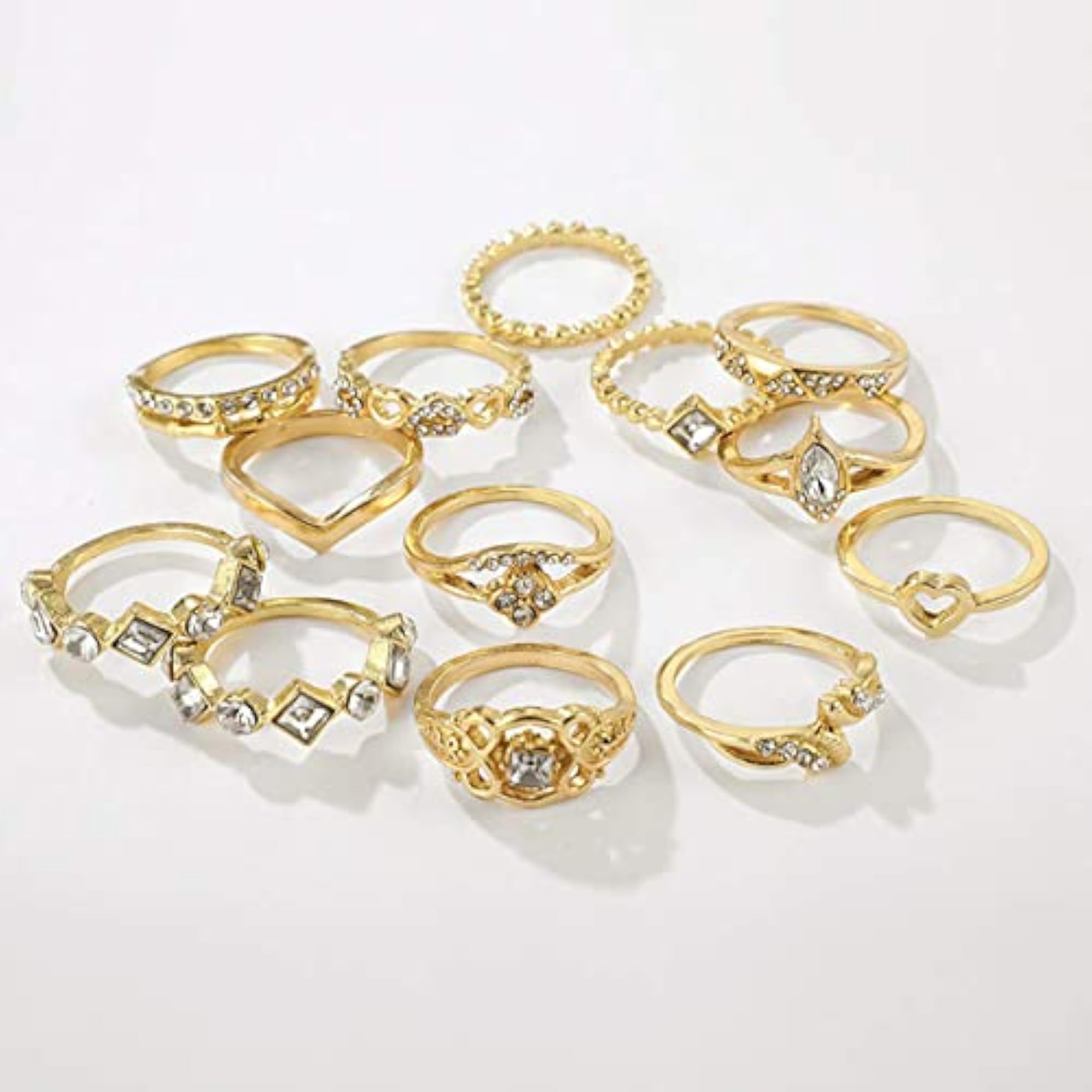 Contemporary Stackable Rings Set - Jewellery