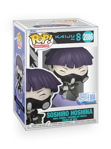 Epic Collectibles Pop Anime: Kaiju No. 8 - Figura de vinilo exclusiva de Soshiro Hoshina incluida con protector de caja compatible con Funko