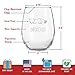 Funny Stemless Wine Glass Set | Animal Pack Set of 4 Glasses | Buzzed, Infoxicated, Skunked and Slothed | Novelty Glasses with Cute Sayings for Women, Her | Quality Made in USA