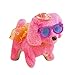 FUNYIN - Cachorro de danza eléctrico con falda con gafas sombrero regalo de juguetes de peluche para cachorros, rosa, Talla única