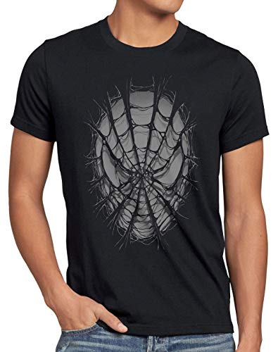style3 Spider Web T-Shirt Herren The Amazing Comic Man DVD blu-ray, Größe:4XL Cover