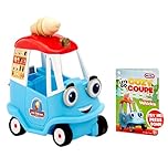 little tikes Let's Go Cozy Coupe - Ice Cream Truck - Mini Push and Play Vehicle For Tabletop & Floor Push Play Car Fun - Suitable For Toddlers From 3 Years