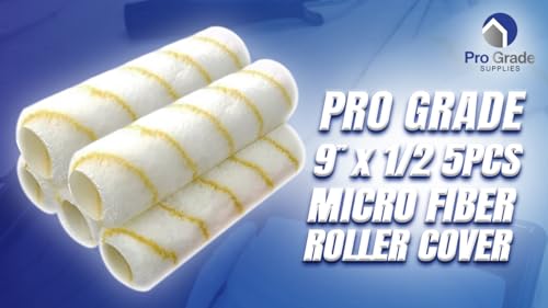 Pro Grade - Paint Roller Covers - 1/2 X 9 Inch Microfiber 5 Pack - Image 8