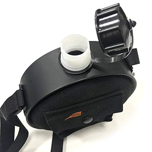 NTK, Cantil para Agua com Capacidade de 1,9 Litros, em Formato Circular, Alça Tiracolo, na Cor Preta