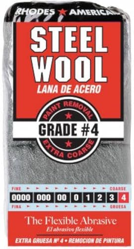 Image of HOMAX PRODUCTS 10121116 Number 4 Steel Wool Pad, 12-Pack