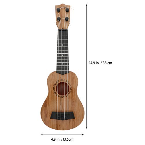 Milisten ISH1ZO15LLJ2024I5MXAP9 Wooden Ukulele Small Guitar Plastic Ukulele Guitar Music Instrument thumb #1
