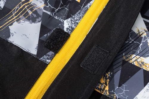 Kids Water Resistant Jacket Fleece Lined Windproof Coat Detachable Hood Outdoor Ski Hiking Outwear4