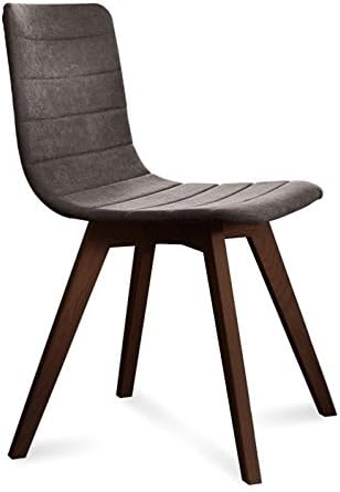 Domitalia Flexa Dining Chair in Flirt Brown and Chocolate