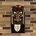 Dawhud Direct Wall Plug-in Wax Warmer for Scented Wax Ceramic Fleur-de-lis Electric Home Fragrance Warmer for Essential Oils Candle Wax Melts and Tarts, Scent Warmer Night Light