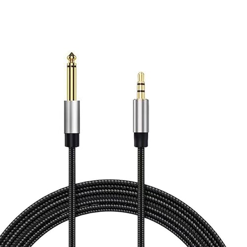Cable adaptador 3.5mm TRS a 6.5mm TS 3.3FT miniatura 1