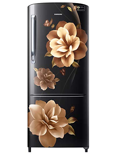 Image of Samsung 192 L 3 Star inverter Direct Cool Single Door Refrigerator (RR20A272YCB /NL, Camellia Black)
