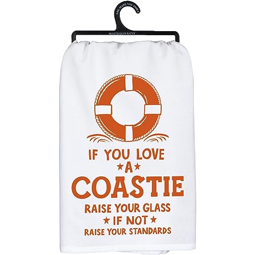 Primitives by Kathy Decorative Kitchen Towel Love a Coastie