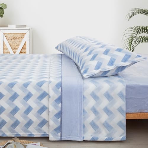 Sábanas Coralina 135, Juego Sábanas Coralina 3 Piezas (Encimera, Bajera y Funda Almohada) - Sábana Invierno 135 Térmica, Ropa de Cama Tacto Extrasuave y Transpirable (Dingle)