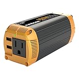 K KRIËGER 150 Watt Pure Sine Wave Power Inverter, 12V Car Charger with Plug Outlet, Inverter with...