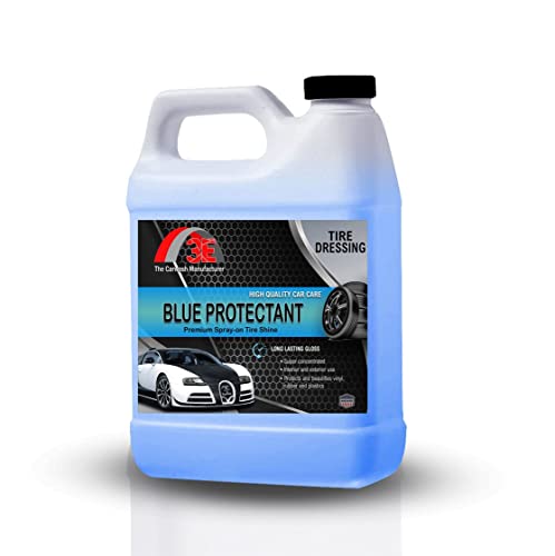 Blue Protectant Premium Spray-on Tire Shine, High Tire Shine Sprayable Dressing and Protectant For...