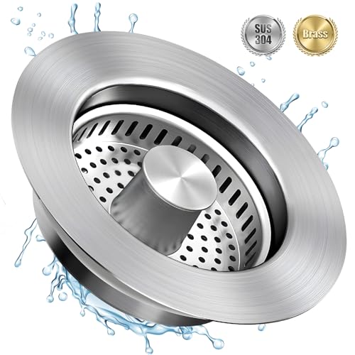 Colador para Fregadero de Cocina de Acero Inoxidable