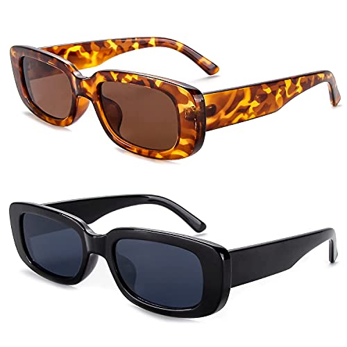 SKYWAY Gafas de sol polarizadas para hombre y mujer, gafas de sol de moda retro con montura cuadrada con protección UV400, color, talla M Cover