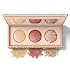 Baked Tricolor Palette with Bronzer, Highlighter, Blush, Highly Pigmented Glow, Long Lasting Lift Travel Compact, All in One Greatest Baking Makeup Palette for All Skin Tones